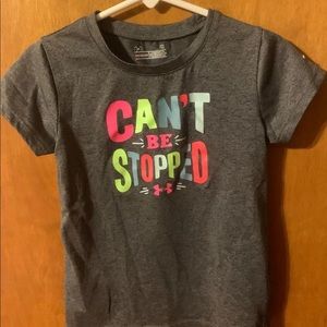 4T Girls Grey Under Armour